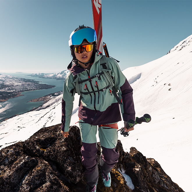 3L - Touring Pants Ski All - Clothing - Wolfskin Touring - Women Ski Touring Jack Pants Alpspitze Ski