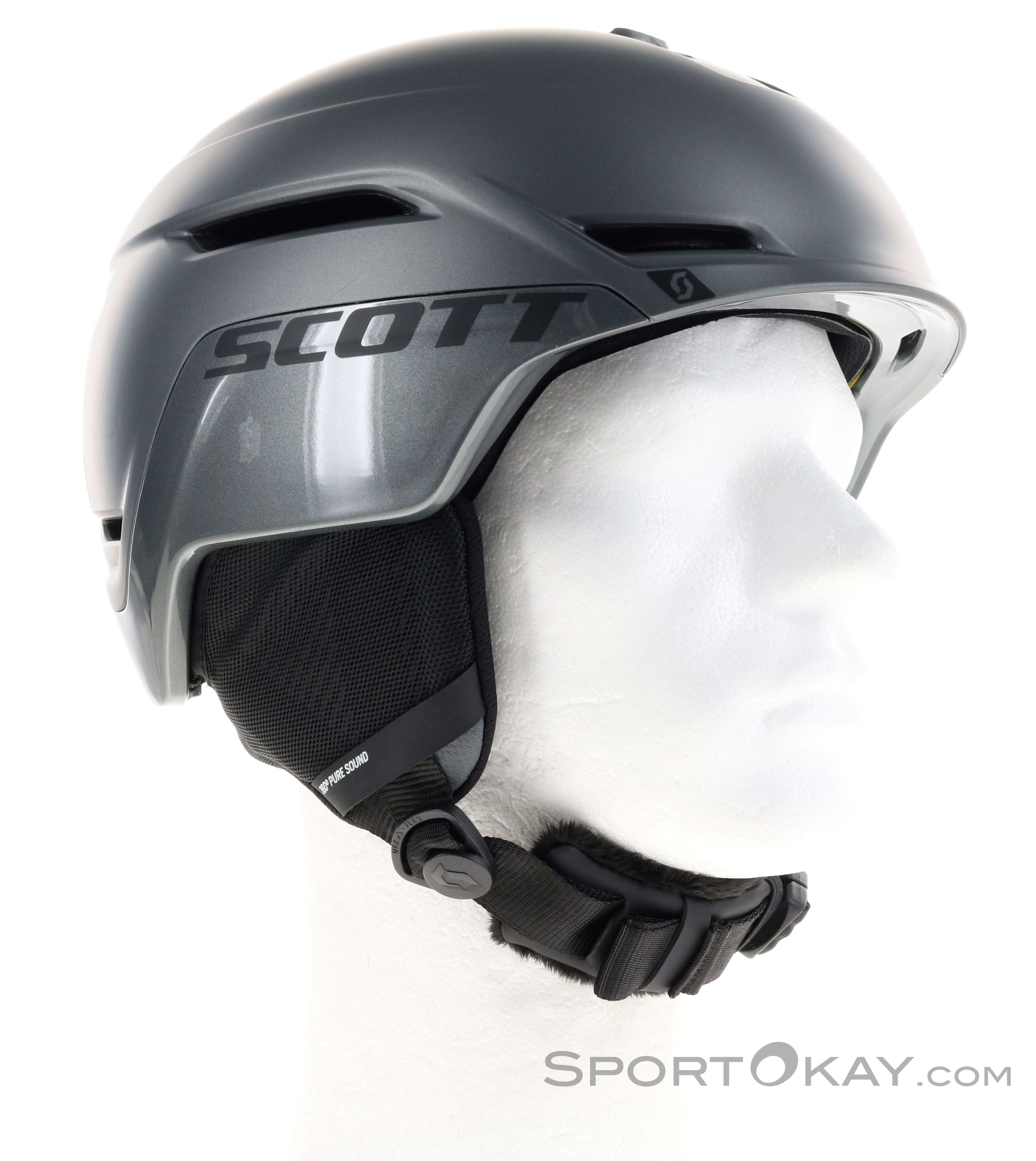 Scott Symbol 2 Plus Skihelm-Grau-S