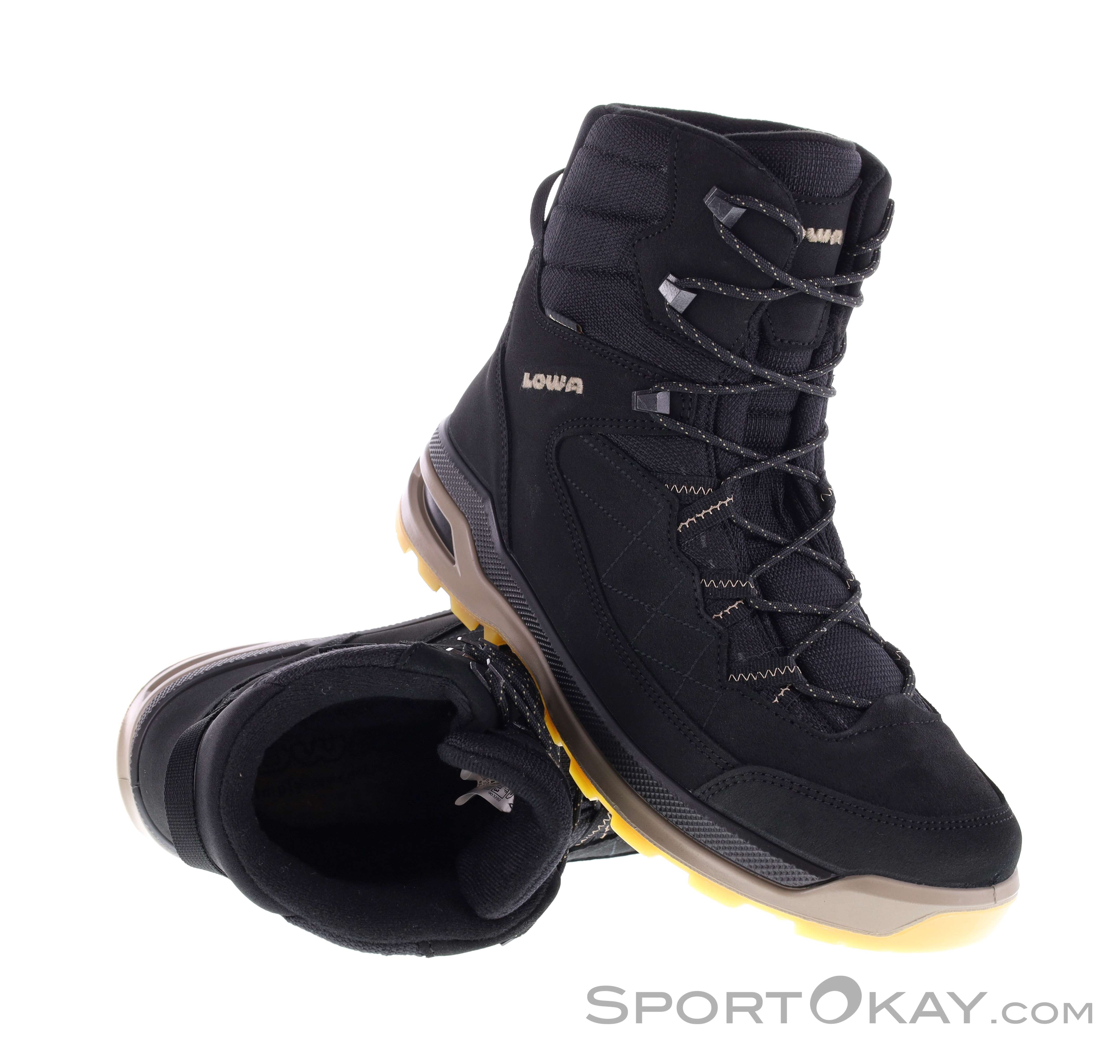 Lowa Ottawa GTX Herren Winterschuhe Gore-Tex-Schwarz-7,5