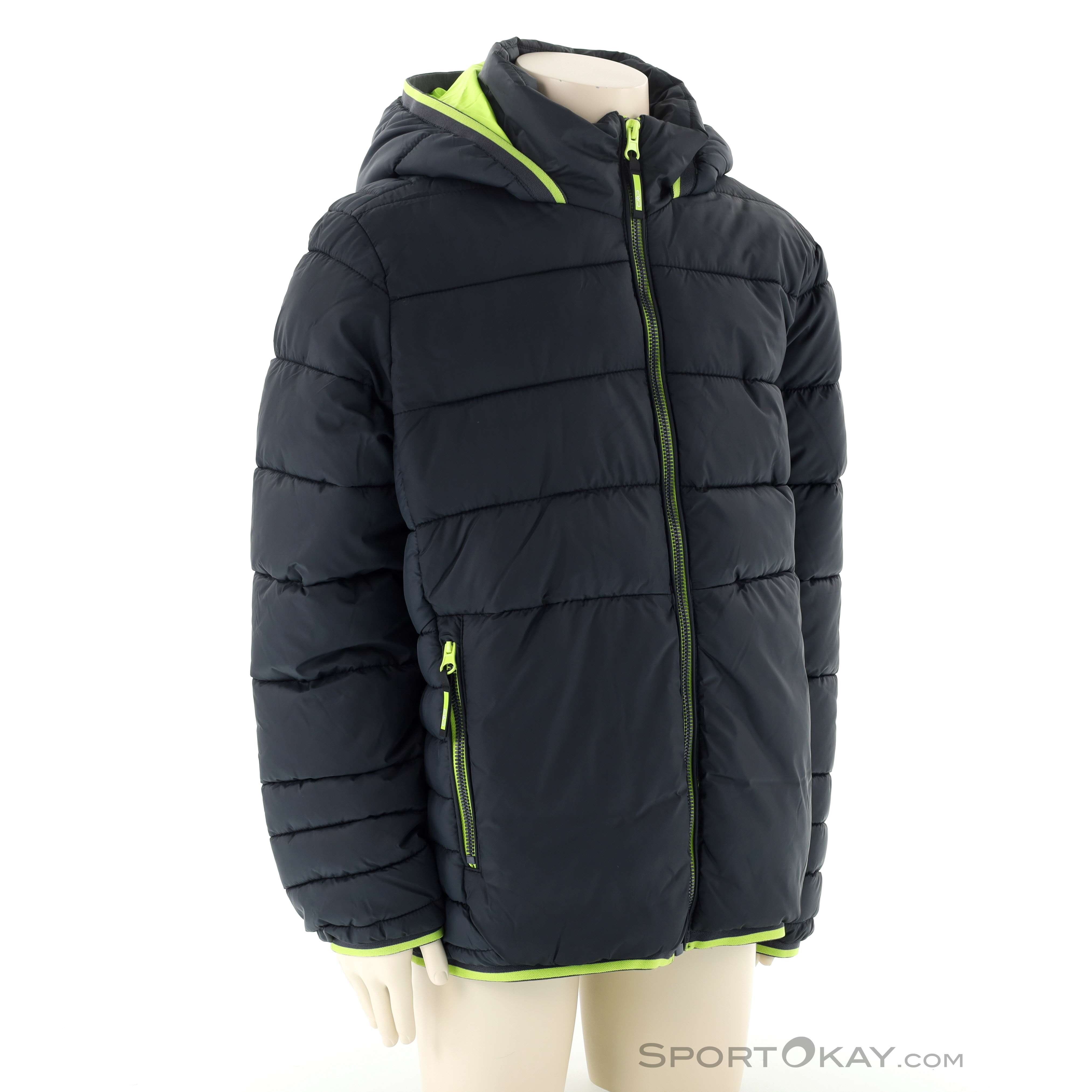 CMP Kid Fix Hood Kinder Outdoorjacke-Schwarz-152