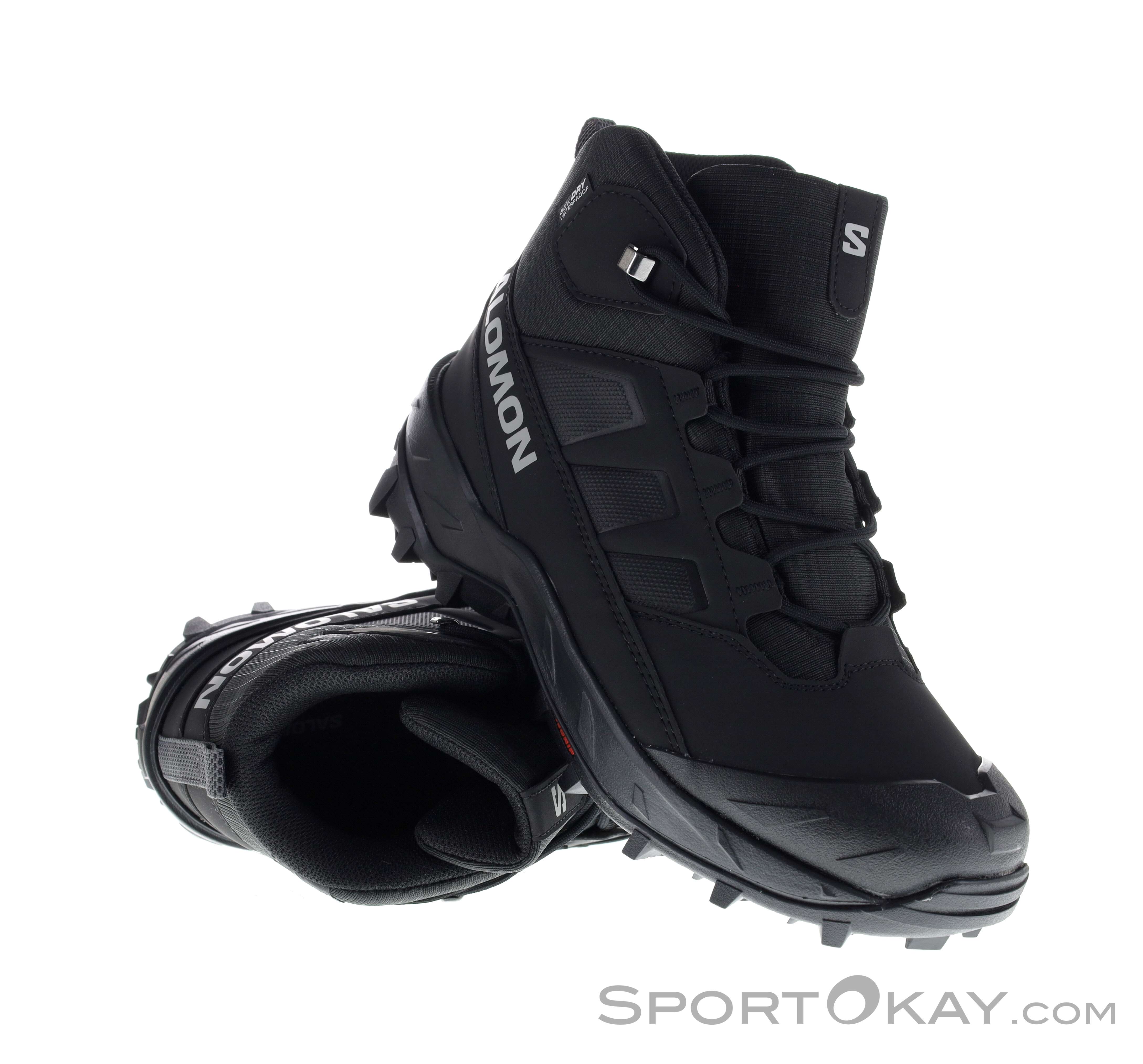 Salomon Crosstrak WP Herren Winterschuhe-Schwarz-9