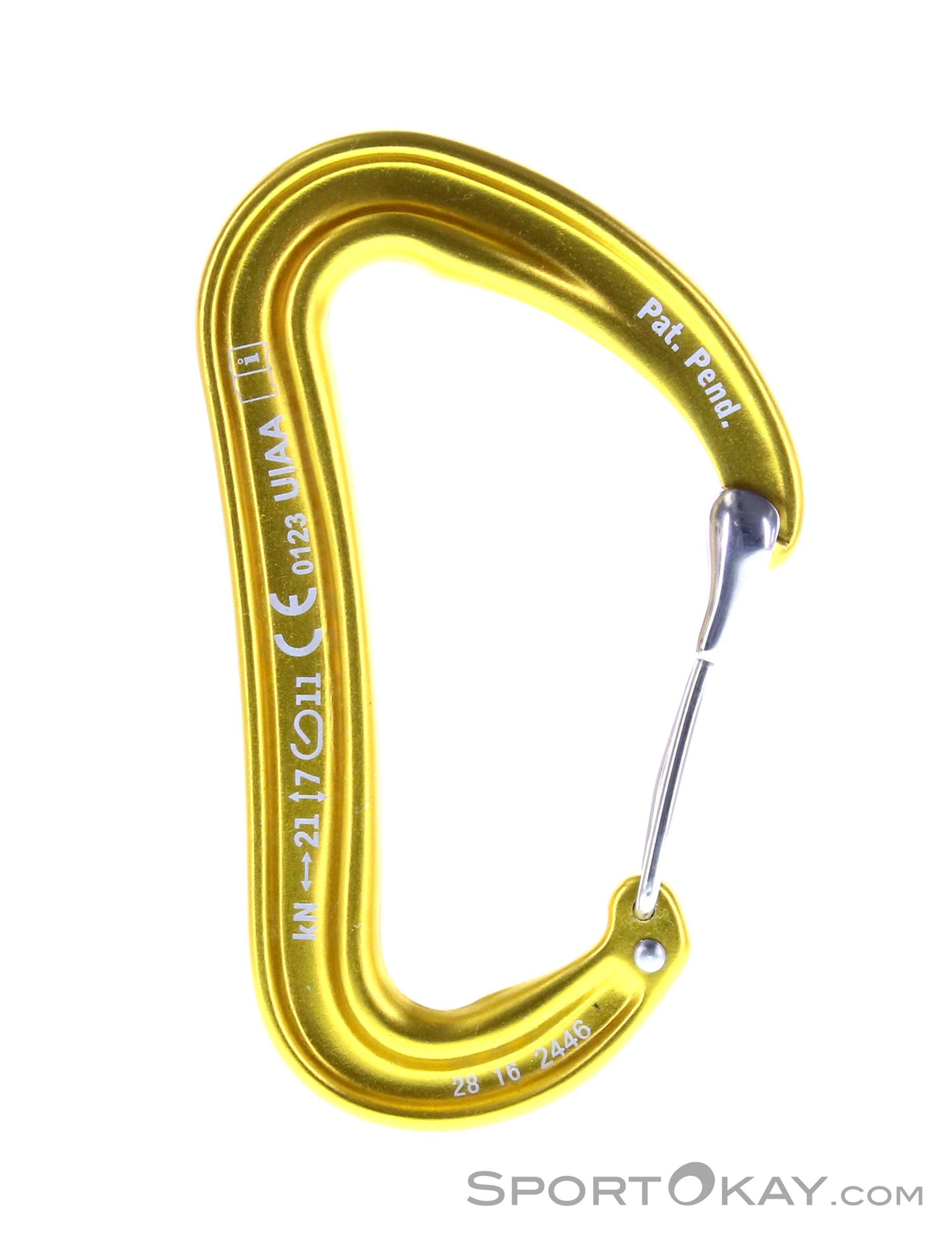 Camp Dyon Schnappkarabiner-Gelb-One Size