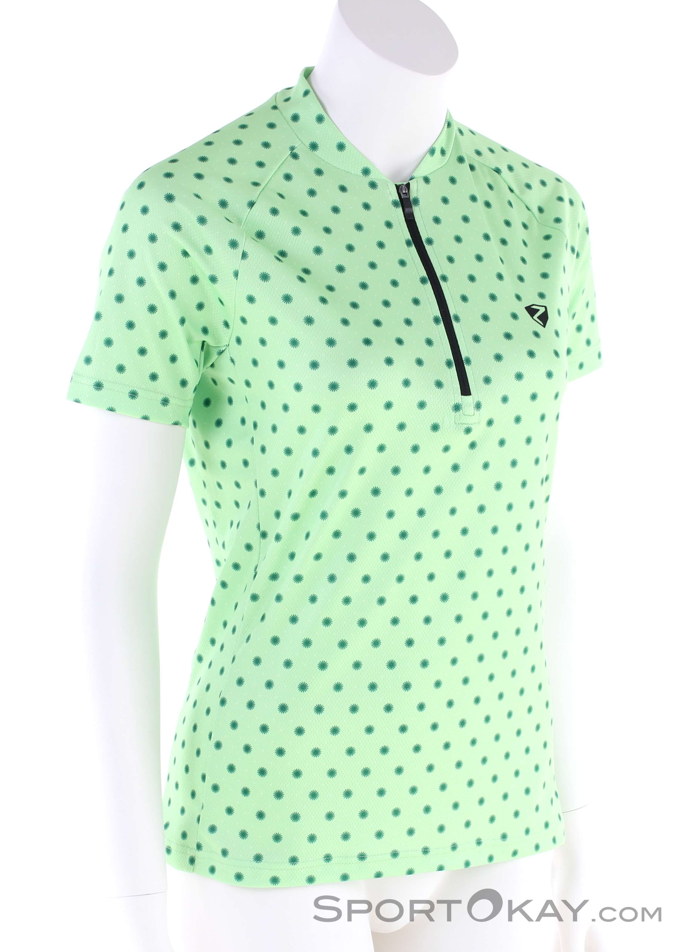 Ziener Prescilla SS Damen Bikeshirt-Hell-Grün-38