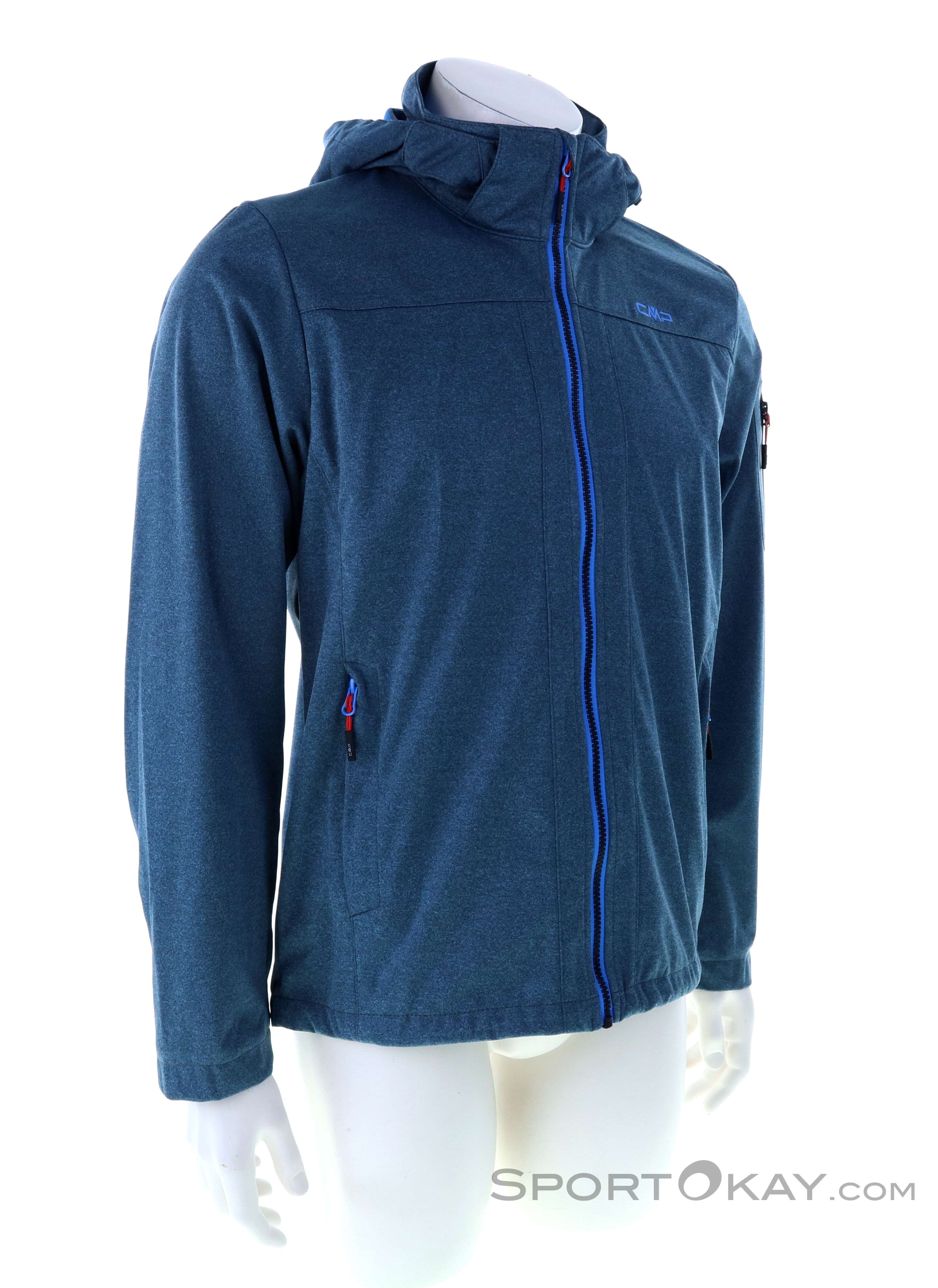 CMP Zip Hood Herren Outdoorjacke-Blau-50