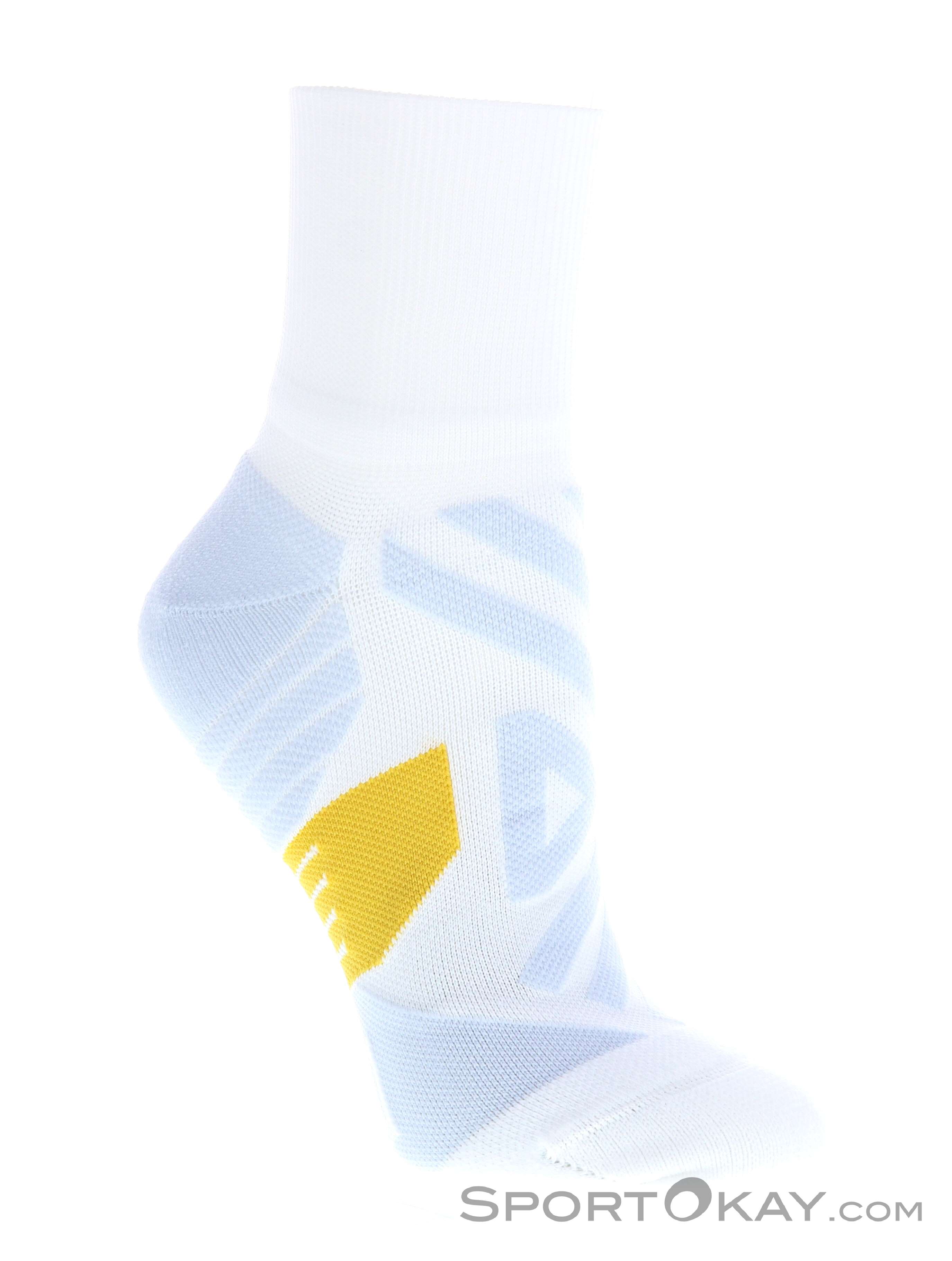 On Mid Sock Damen Laufsocken-Weiss-XS