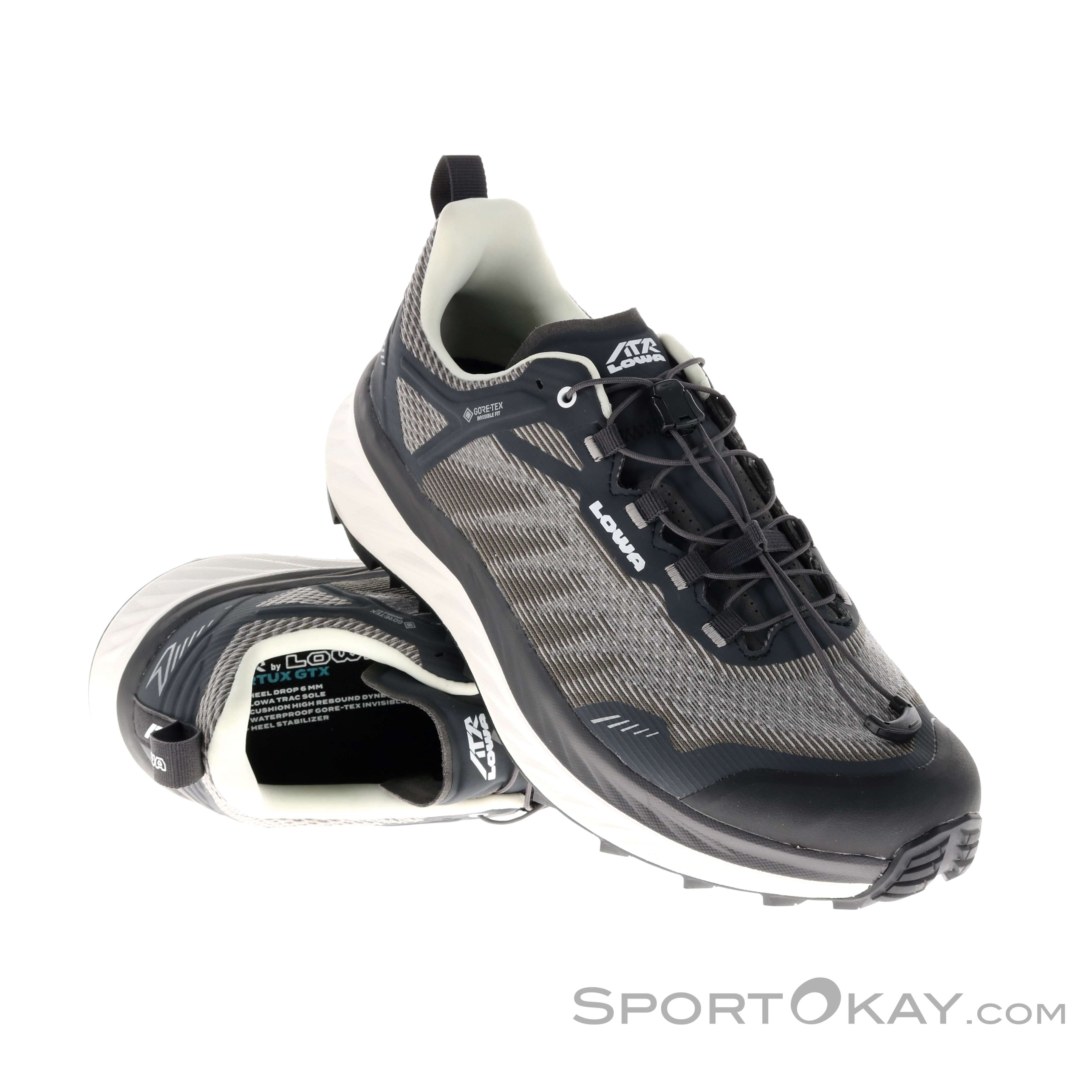 Lowa Fortux GTX Herren Traillaufschuhe-Schwarz-10