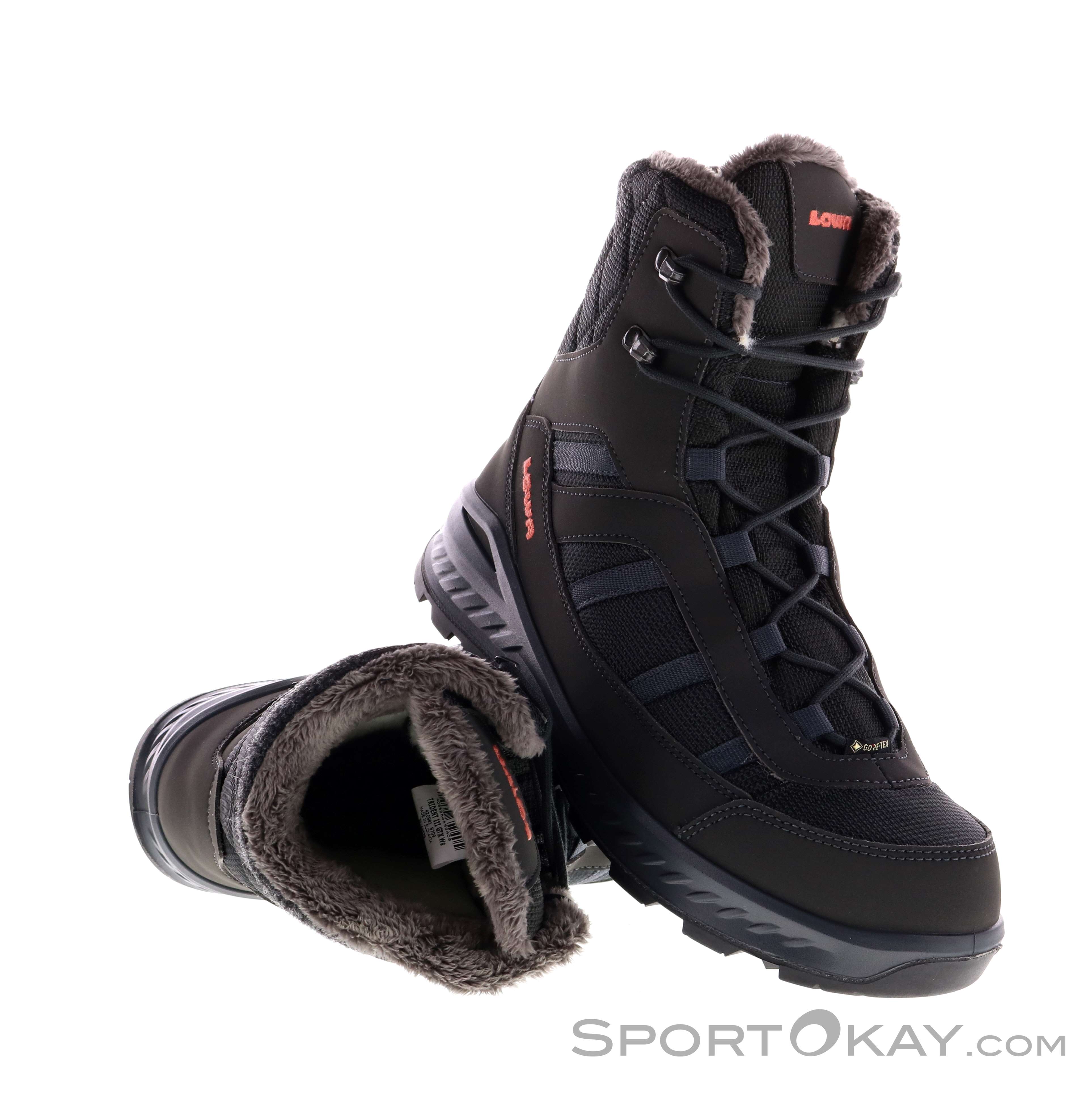 Lowa Trident III GTX Damen Winterschuhe Gore-Tex-Anthrazit-8,5